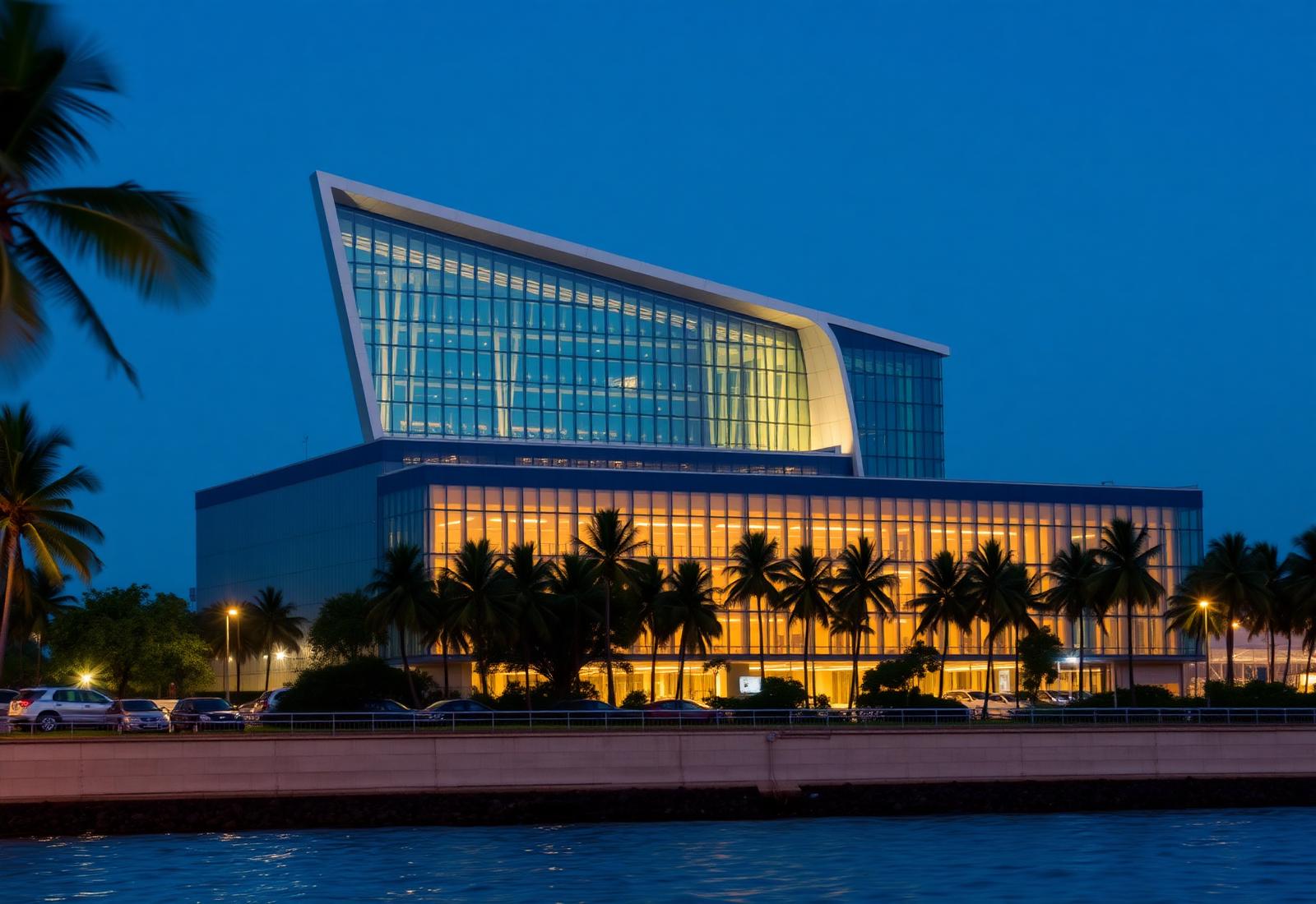 JNICC at blue hour